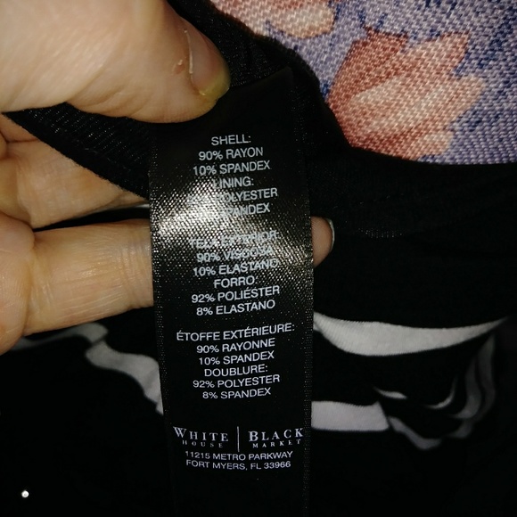 WHBM Strapless Dress/Swim Cover EUC - Picture 8 of 8